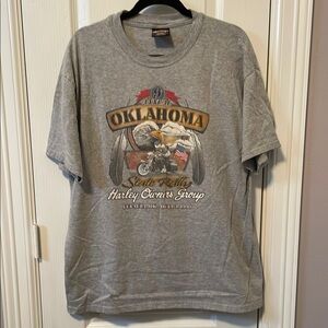 Harley-Davidson Gray Graphic T-Shirt